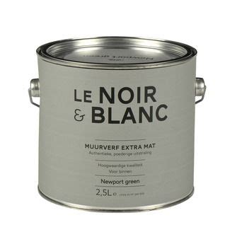 Le Noir Blanc Muurverf Extra Mat Newport Green 2 5 L Muurverf Kleur