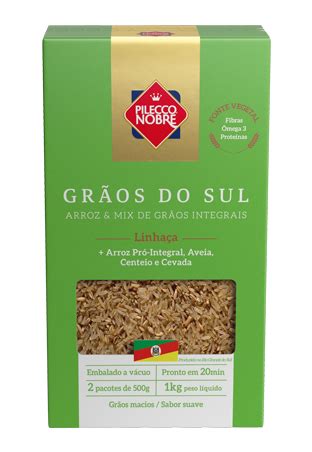 Loja Av Belvedere Arroz Pilecco Nobre Graos Do Sul Kg Integral