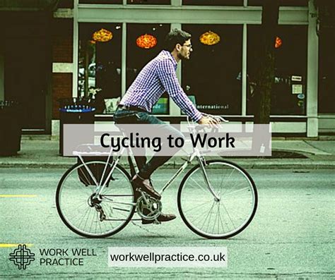 5 Key Benefits Of Cycling To Work Work Well Practice