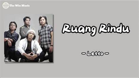 Letto Ruang Rindu Lirik Lagu YouTube