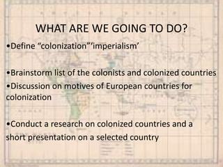 The effects of colonialism | PPT