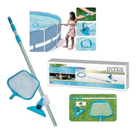 Intex Kit Para Limpieza Alberca Piscinas Cepillo Red Envío gratis