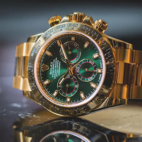 Undeniably Rolex The Gold Green Dial Cosmograph Daytona From Rolex