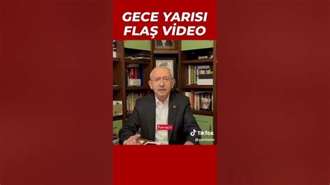 Kemal Kılıçdaroğlu Ndan Kurultay Açıklaması Gece Geldi Youtube