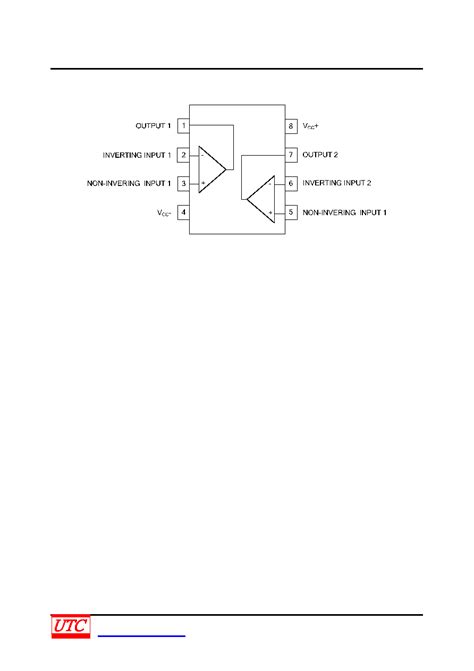 Tl Datasheet Pages Utc General Purpose Dual J Fet Operational