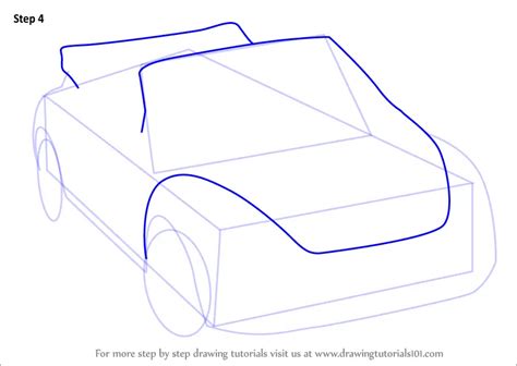 Learn How to Draw Volkswagen Beetle Convertible (Sports Cars) Step by ...