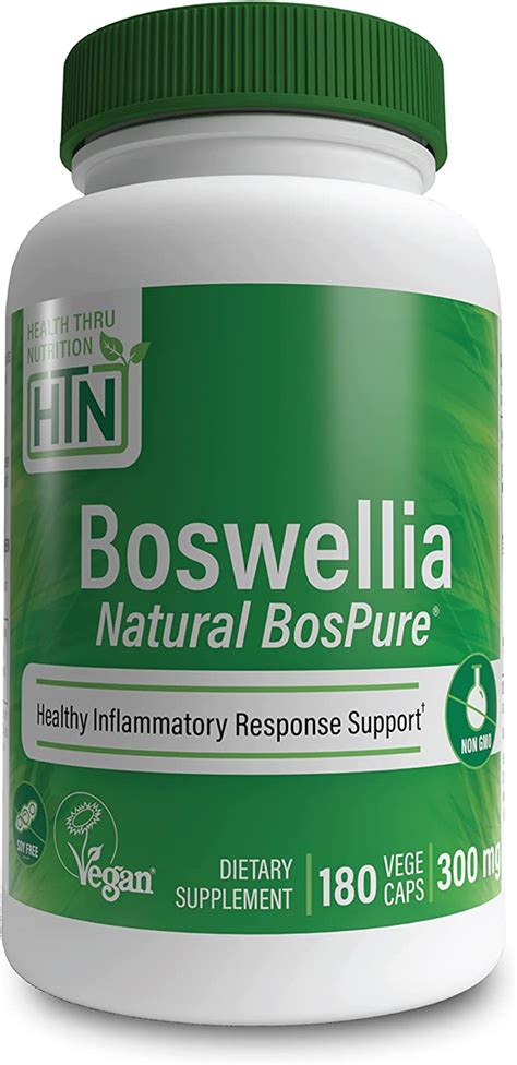 Amazon Health Thru Nutrition Boswellia Bospure Gmo Mg