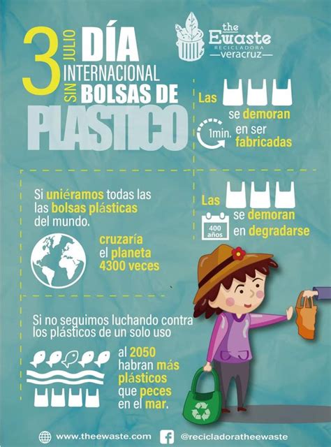 Día Internacional Sin Bolsas De Plastico 3 De Julio