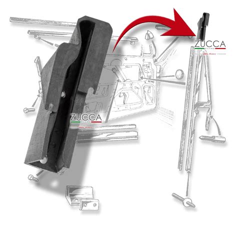 Terminale Canalina Guidavetro Post Sx 105 115 GT Bertone