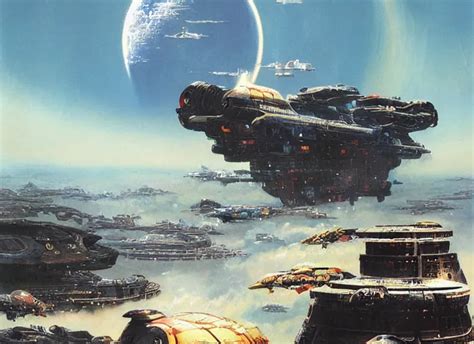 Matte Painting Peter Elson Chris Foss John Berkey Stable