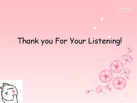 Thank you For Your Listening