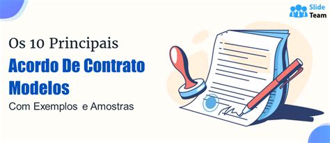 Os 10 Principais Modelos De Contrato Exemplos E Amostras