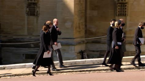 Princes Harry and William seen together at Prince Philip’s funeral | CNN