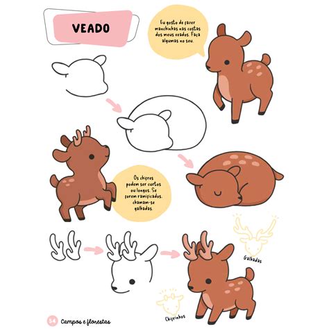 Como Desenhar Bichos Fofos - Como desenhar animais fofos – Editora Sextante