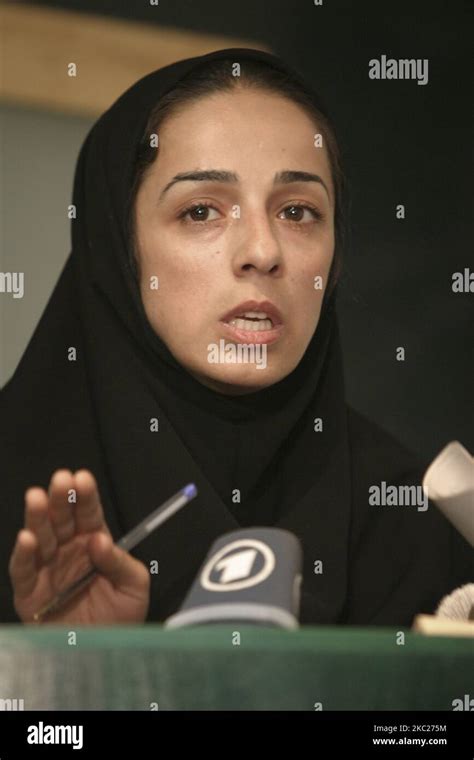 File Photo Shows Masih Alinejad Iranian Journalist Author Political