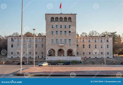 Polytechnic University of Tirana, Albania Stock Photo - Image of ...