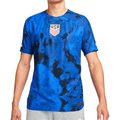 Nike Mens Usa 202223 Dri Fit Adv Away Jersey Bright Bluewhite