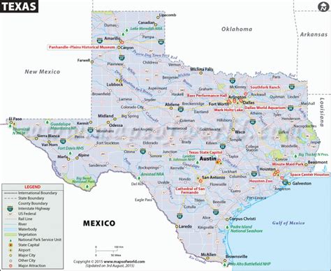 Texas Map | Map Of Texas (Tx) | Map Of Cities In Texas, Us - Map Of ...