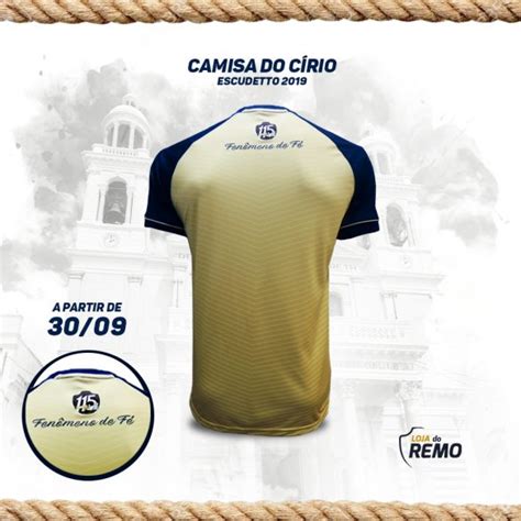 Camisa Círio De Nazaré 2019 Do Remo Escudetto Mantos Do Futebol