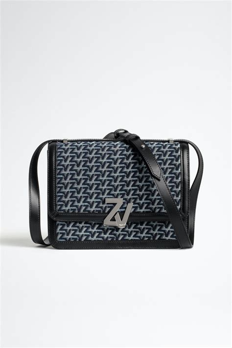 Sac Zv Initiale Le City Monogram Zadig Voltaire Lyst