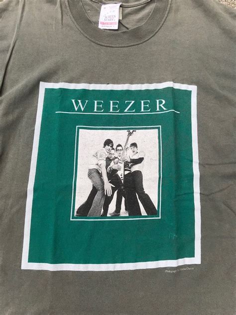 Vintage Weezer Mens Fashion Activewear On Carousell