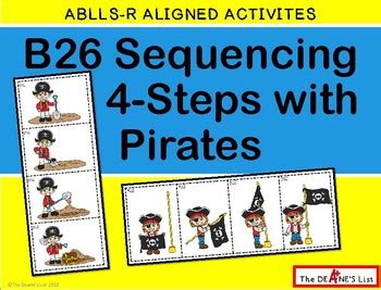 Ablls R Aligned Activities B Sequencing Steps With Pirates Tpt