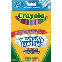 Crayola Fine Tip Markers- Washable- 24 Pack - Start Right Supplies