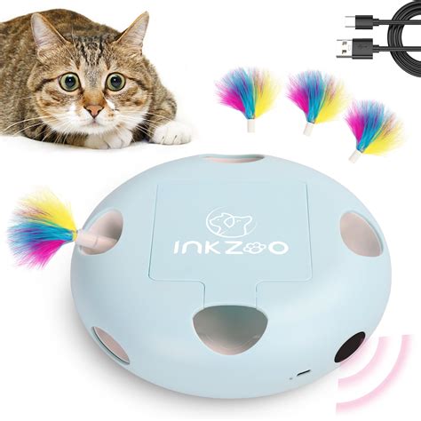 Interactive Electronic Cat Toy For Indoor Cats Automatic 7 Holes Whack