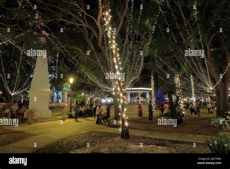 Nights Of Lights Holiday Lights Display In Plaza De La Constitucionst