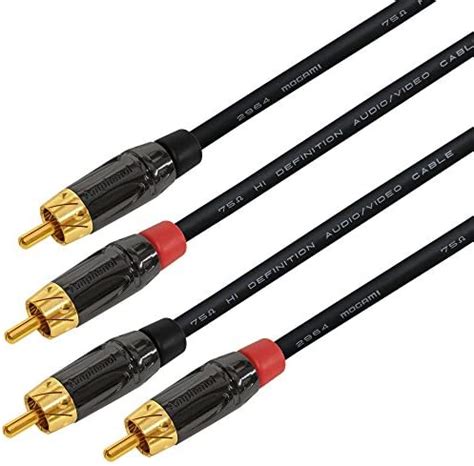 Foot High Definition Audio Interconnect Cable Pair Custom Made By