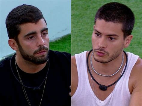 Mundo Positivo BBB22 Arthur Aguiar e Pedro Scooby selam a paz após