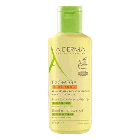 A Derma Exomega Control Emollient Shower Oil Anti Scratching Ml