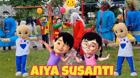 Aiya Susanti Ondel Ondel Vs Badut Lucu Joget Asik Lagu Aiya Susanti