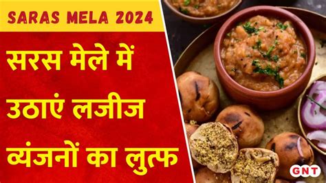 Saras Mela 2024 नएड म सरस मल क आयजन मशहर खन पन क लग उठ