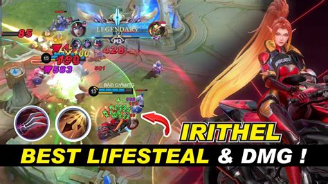 Irithel Best Build Lifesteal Mlbb Ducati Skin Gameplay Full New