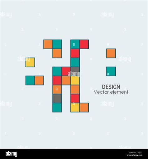 Tetris Texture Stock Vector Images Alamy