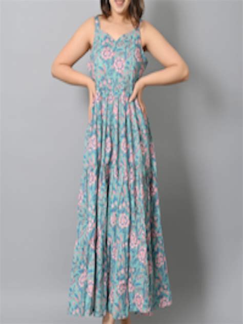 Buy Vastramaniaa Floral Print Maxi Dress Dresses For Women