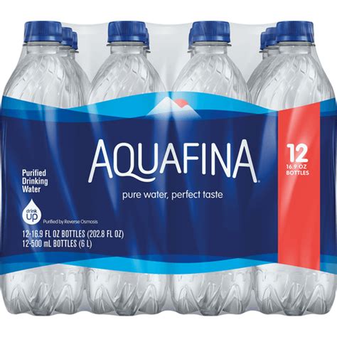 Aquafina Purified Drinking Water Fl Oz Count Spring Reasor S