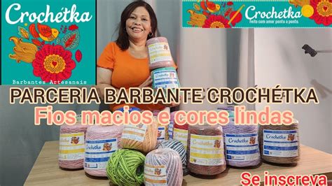 BARBANTE CROCHÉTKA PARCERIA FIOS DIRETAMENTE DA FÁBRICA CORES