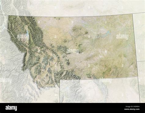 Mappa Fisica Del Montana Immagini E Fotografie Stock Ad Alta