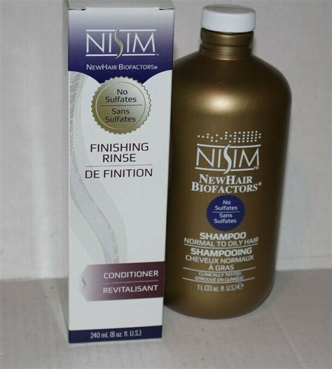 Nisim New Hair Biofactors Shampoo For Normal To Oily Hair Conditioner