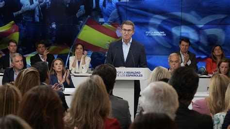 Los barones del PP confirman que Feijóo les anunció el acto contra la