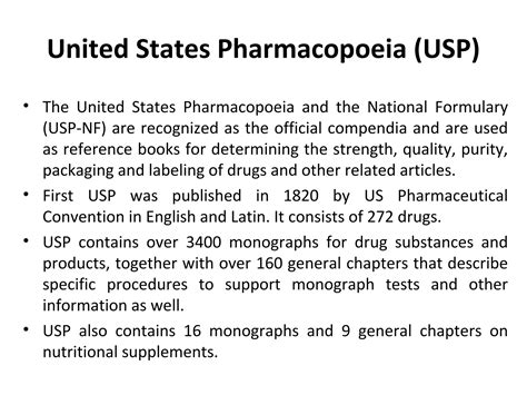 Pharmacopoeia | PPT
