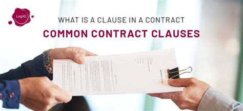 Contract Clause What Is A Contract Clause