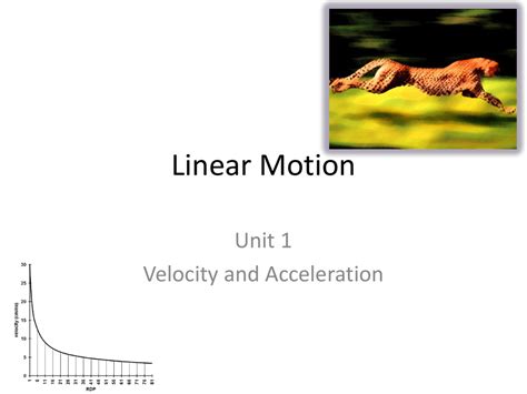 Linear Motion