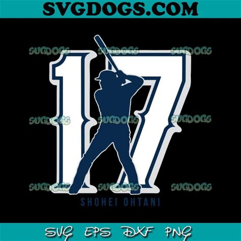 Shohei Ohtani Dodgers Baseball Svg