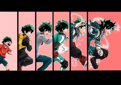 Evolution Of Deku My Hero Academia Episodes Hero Academia Characters