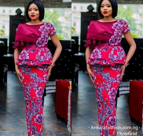 Latest Ankara Skirt And Blouse Styles 2018 Dresses Plus Size Party