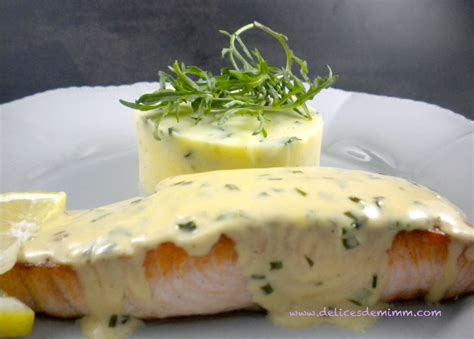 Pavés de saumon à la sauce moutarde Les Délices de Mimm