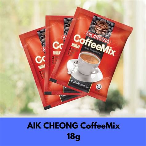 AIK CHEONG Coffee Mix Regular Full Aromatic 3 In 1 Kopi Pracampur 18g